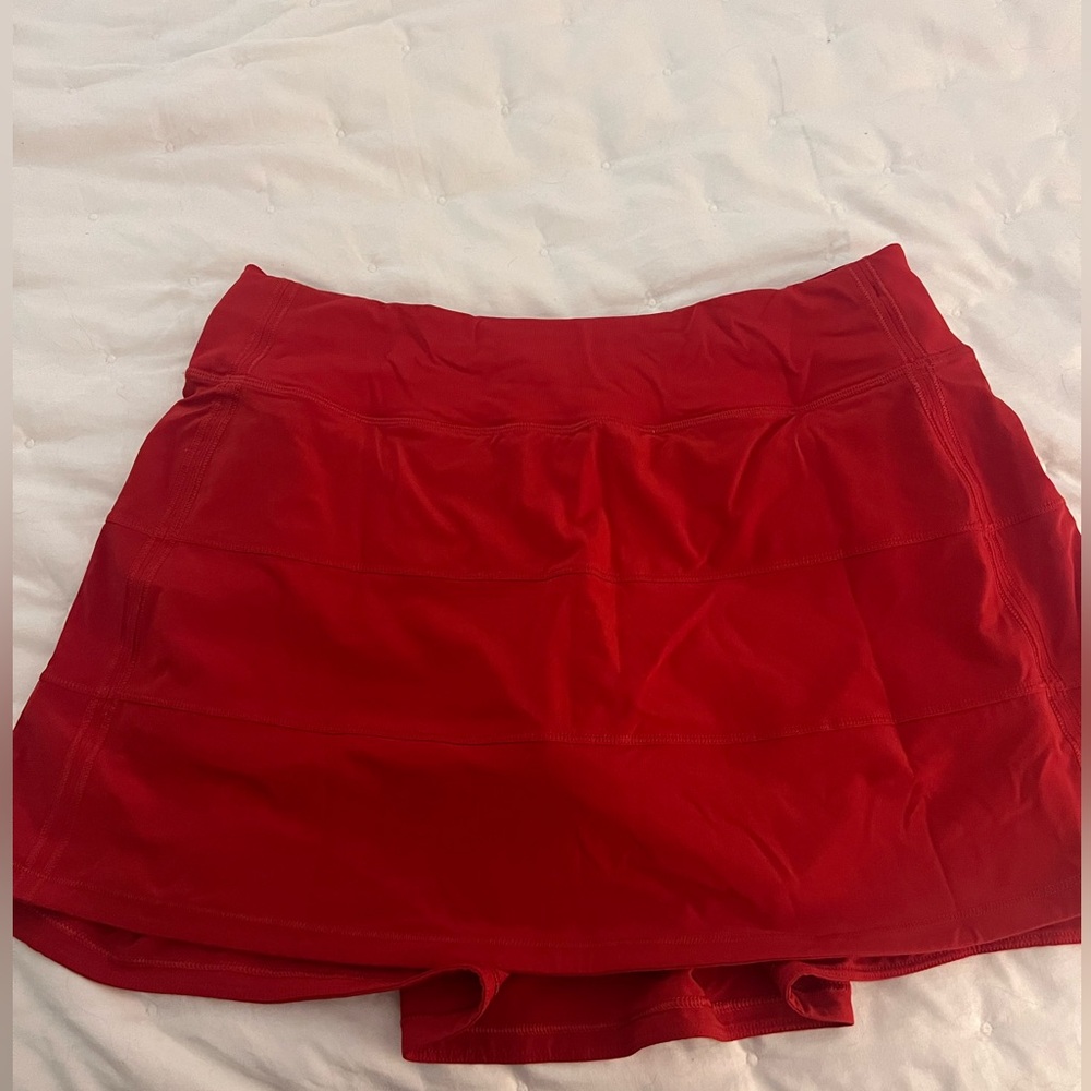Lululemon Red Skirt